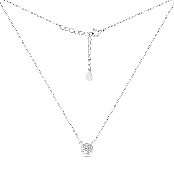 Серебряное колье с фианитами (арт. 7507/2508/8) – изображение 2