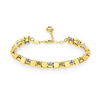 Фото Браслет из желтого и белого золота Francelli (арт. 326121жб)