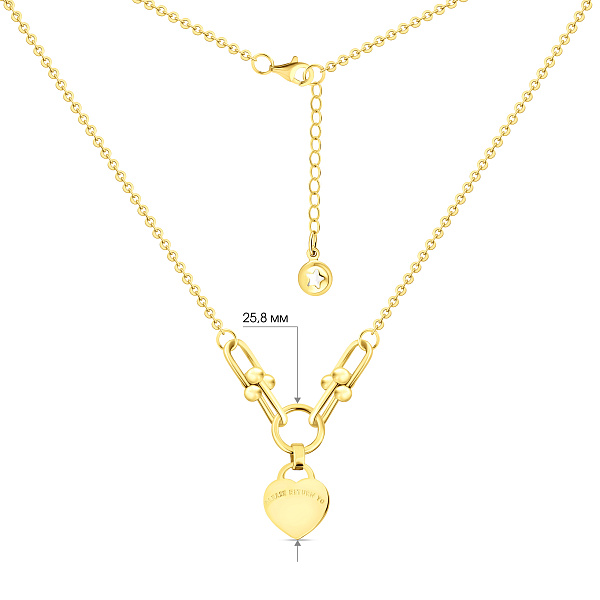 Колье из желтого золота (арт. 353019ж) – изображение 5