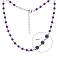 Серебряное колье с аметистами (арт. 7507/2126249А) – изображение 2