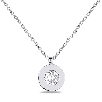 Срібне кольє з фіанітом (арт. 7507/1755)