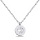 Серебряное колье с фианитом (арт. 7507/1755) – изображение 1