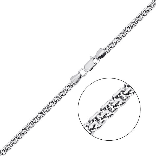 Срібний ланцюжок Бісмарк Ромб (арт. 03022738ч) – зображення 1