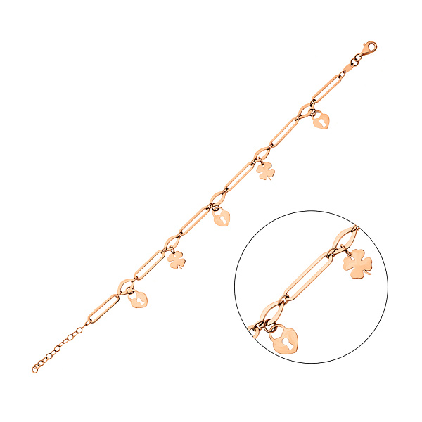 Золотий браслет з підвісками (арт. 326381) – зображення 1