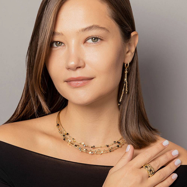 Золотые серьги Francelli (арт. 1091588жч) – изображение 5