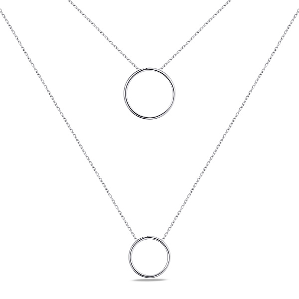 Серебряное колье Trendy Style без камней (арт. 7507/1879) – изображение 1