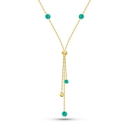 Фото Золотое колье Francelli (арт. 352586жбрз)