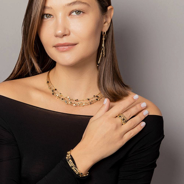 Колье из желтого золота Francelli (арт. 352868жч) – изображение 7