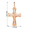 Крестик из красного и белого золота (арт. 506002кб) – изображение 2