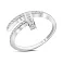 Серебряное кольцо Гвоздь с фианитами (арт. 7501/8319) – изображение 1