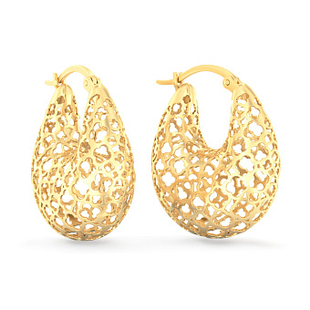 Золотые сережки Francelli (арт. 1101184ж)