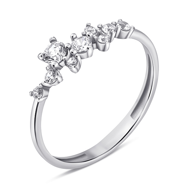 Серебряное кольцо с фианитами (арт. 7501/1356К) – изображение 1