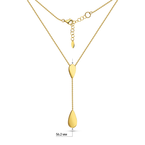 Золотое колье Francelli (арт. 352904ж) – изображение 6