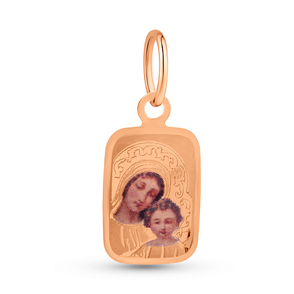 Золотая ладанка Дева Мария и Иисус (арт. 422245) – изображение 1