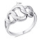 Серебряное кольцо "Цепь" без камней  (арт. 7501/5622) – изображение 2