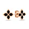 Золоті сережки пусети з емаллю (арт. 1101194еч) – зображення 1