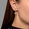 Длинные серьги из красного золота (арт. 1101189а) – изображение 2