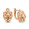 Золотые серьги Пантера (арт. 1091940з) – изображение 1