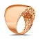 Масивна каблучка з червоного золота (арт. 156411) – зображення 2