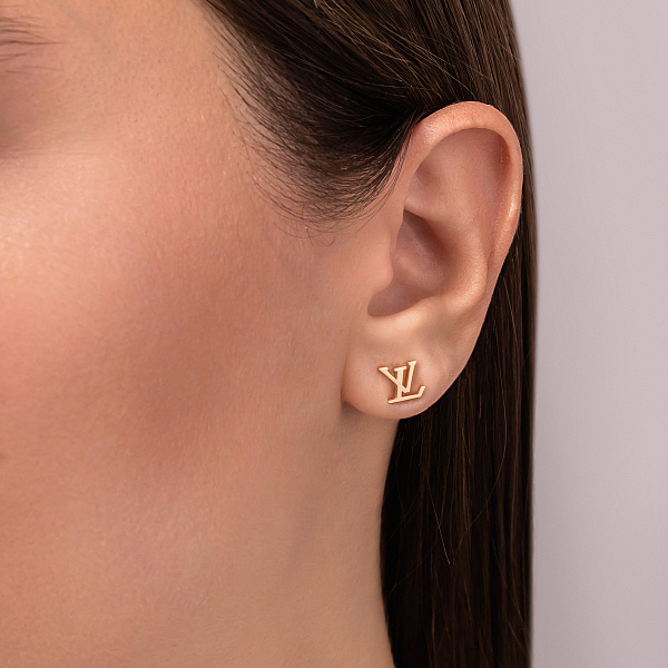 Серьги из желтого золота (арт. 107562/1ж) – изображение 2