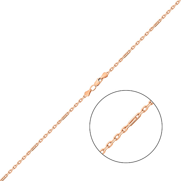 Ланцюжок з червоного золота плетіння Якірне фантазійне (арт. ц3020622) – зображення 1