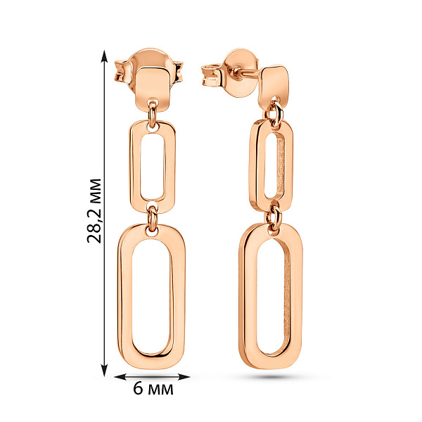 Золоті сережки Ланки (арт. 1091595) – зображення 3