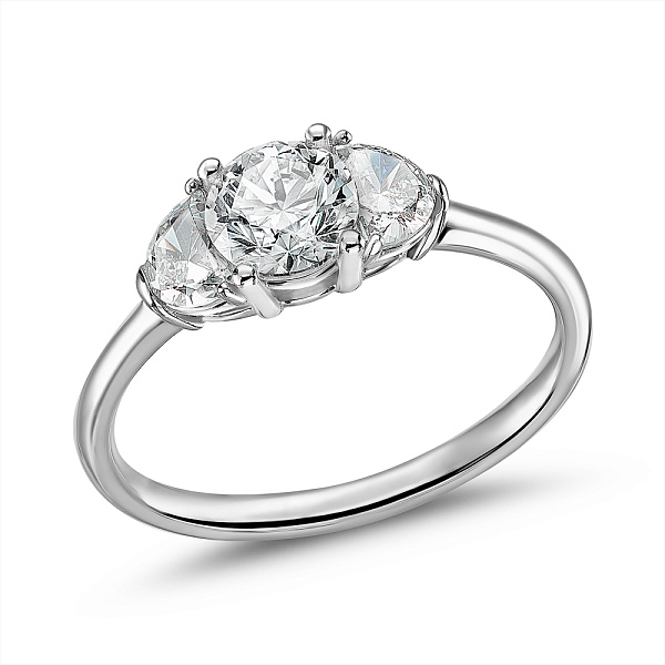 Золота каблучка з діамантами (арт. К011446100б) – зображення 1