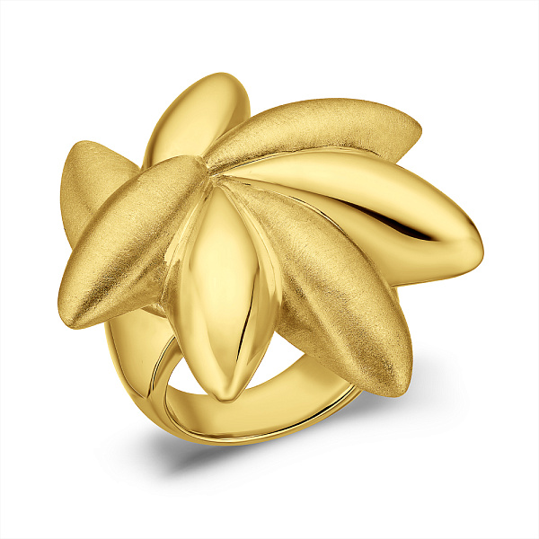 Золотое кольцо Francelli без камней (арт. е156698жм) – изображение 1