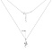 Серебряное колье Птица с фианитами (арт. 7507/2692) – изображение 3