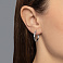 Серьги-кольца из белого золота (арт. 122104/20б) – изображение 2