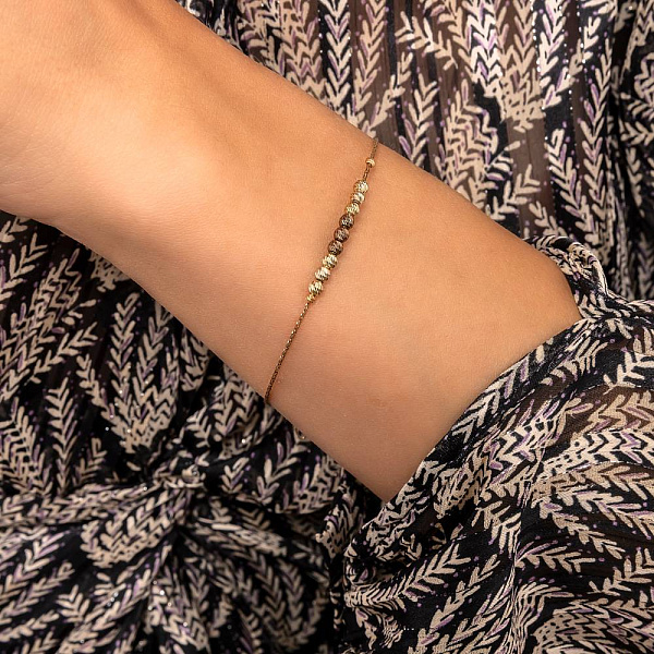 Золотой женский браслет Orbit (арт. 323328кжкр) – изображение 3