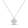Серебряное колье Клевер с фианитами (арт. 7507/2515) – изображение 1