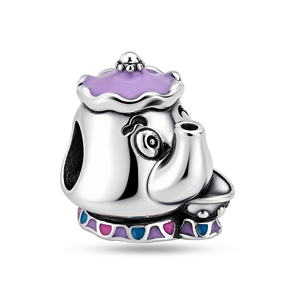 Серебряный шарм без камней (арт. 7903/4611е) – изображение 1