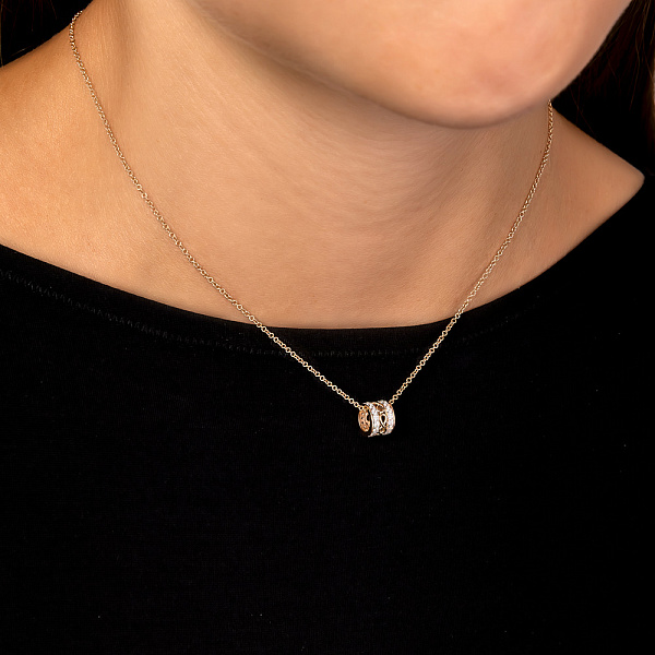 Шарм Бесконечность из красного золота (арт. 440664) – изображение 2