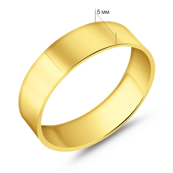 Обручка «Американка» з золота (арт. 239180ж) – зображення 2