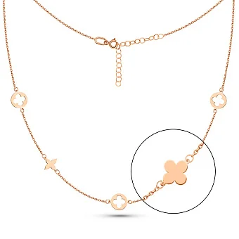 Золоте кольє без каменів (арт. 352891)