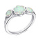 Серебряное кольцо с опалом (арт. 7501/6694Поб) – изображение 1
