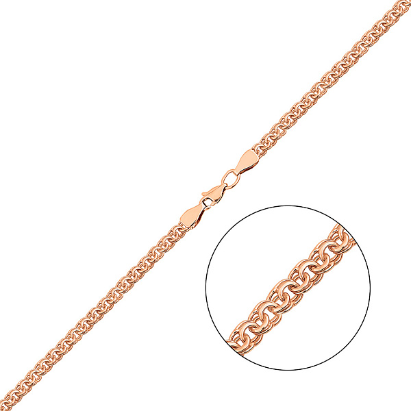 Золотий ланцюжок з плетіння Бісмарка (арт. ц300311п) – зображення 1