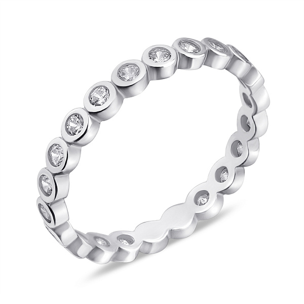 Фалангова каблучка зі срібла з фіанітами (арт. 7501/1115) – зображення 1