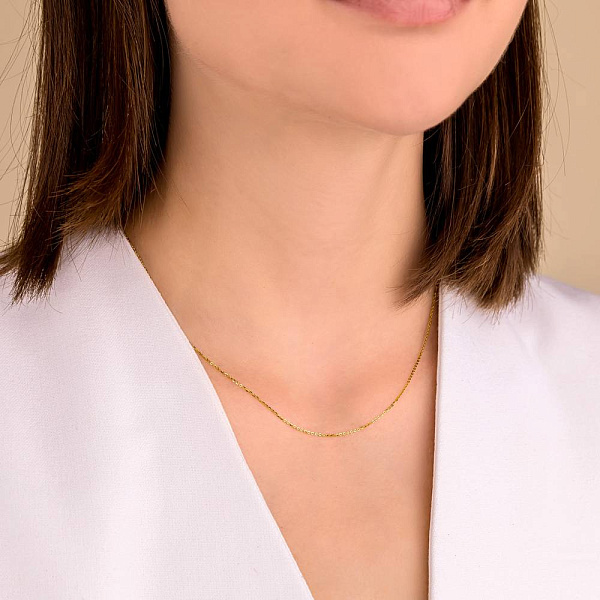 Цепочка из желтого золота плетения  Якорное круглое (арт. 300901ж) – изображение 2