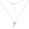 Серебряное колье с крестиком (арт. 7507/2366амлн) – изображение 3