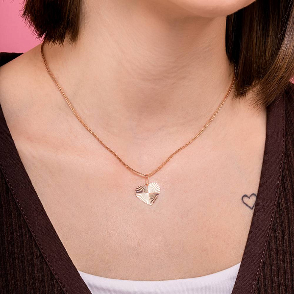 Подвеска из золота Сердечко (арт. 440959а) – изображение 2