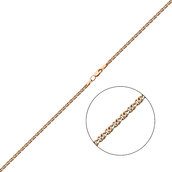 Золотий ланцюжок плетіння Пташине Око (арт. 302907) – зображення 1