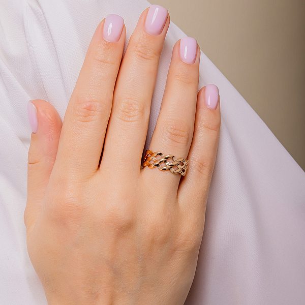 Кольцо из красного золота (арт. 141279) – изображение 4