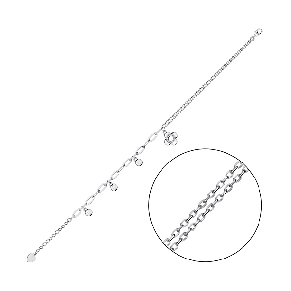 Браслет из серебра с фианитами (арт. 7509/4590) – изображение 1