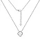 Серебряное колье Клевер с перламутром (арт. 7507/470/15п) – изображение 2