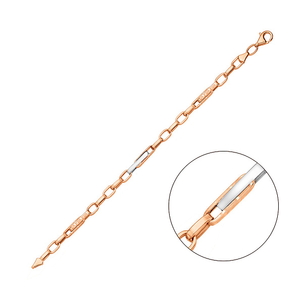 Золотой браслет в плетении Якорное (арт. 326321кб) – изображение 1