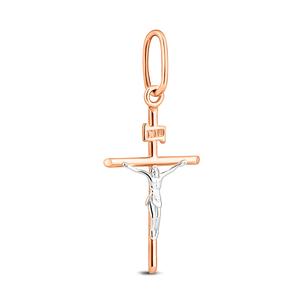 Золотой нательный крестик (арт. 501351) – изображение 1