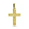 Декоративный золотой крестик (арт. 4401028ж) – изображение 1