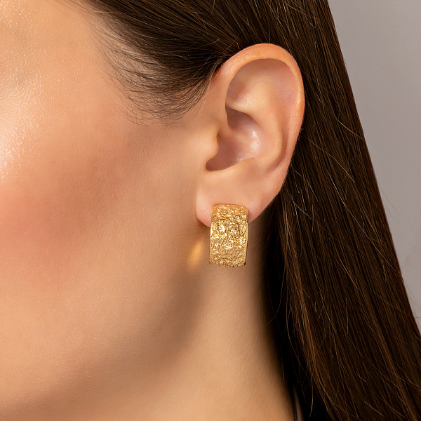 Сережки з жовтого золота Francelli (арт. е1091967ж) – зображення 3